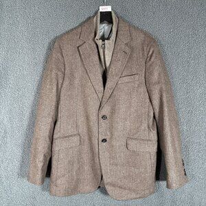 Hackett London Mayfair Wool Herringbone Blazer 2 in 1 Sport Coat - Men's Size 42